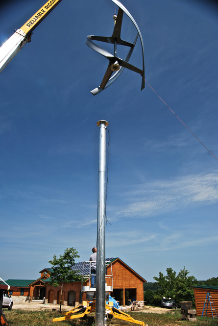 turbine on tower