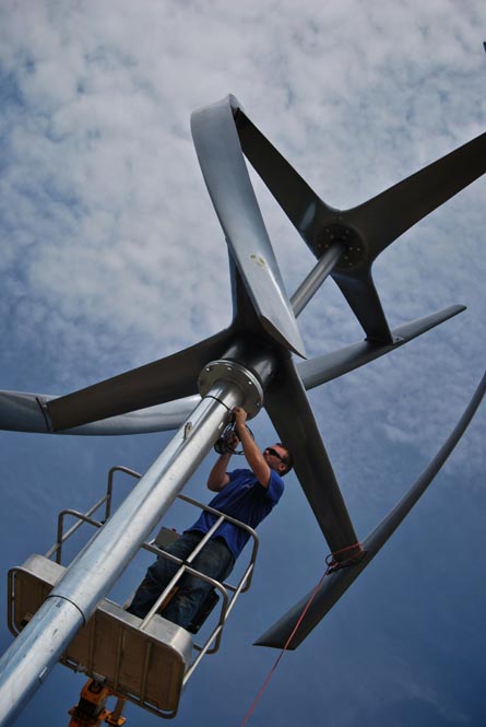 James connecting turbine